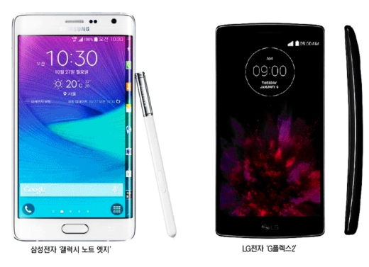 삼성은 '메탈', LG는 '각'…2015 스마트폰 '격돌'