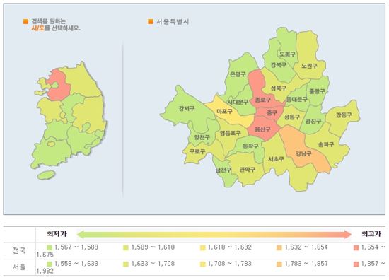 자치구별 '기름값差'도 496원…서울시내 기름값의 비밀