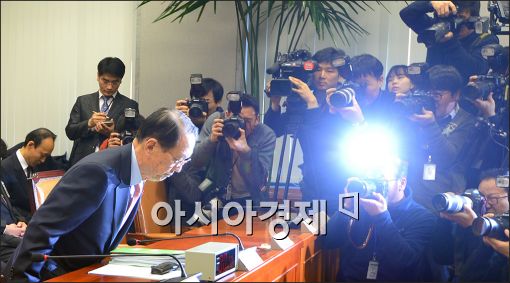 [포토]국회 출석한 김기춘 비서실장