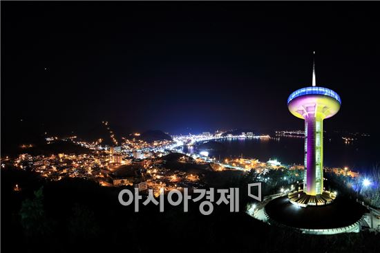 완도타워 지난해 입장객수 큰 폭으로 늘었다 