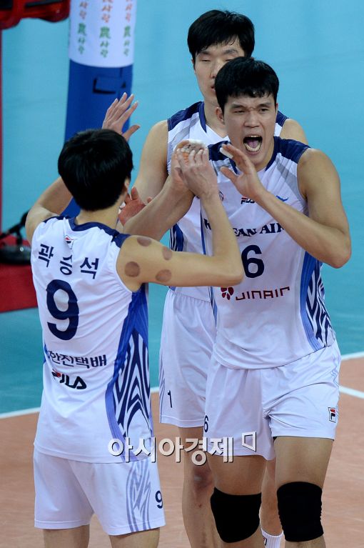 [포토]전진용, '재치있는 득점 봤지'