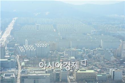 강남 재건축 아파트 단지 전경