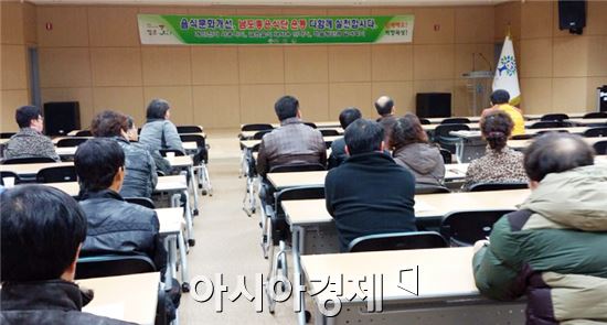 곡성군은 14일 관내 일반음식점 대표자 50여명이 참석한 가운데 음식점 운영  서비스개선으로 음식문화 육성 및 소득증대를 위해 어린이·가족·연인들이 선호하는 음식점 맞춤형 컨설팅사업 설명회를 가졌다.
