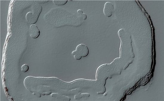 화성 표면 스마일 포착, 화성도 때때로 웃어준다…? '신기방기'