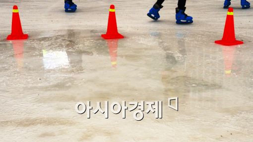 [포토]얼음인가 물인가 