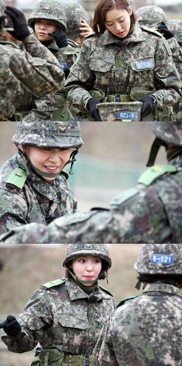 MBC '일밤-진짜사나이'여군 특집 2기 출연진 훈련사진