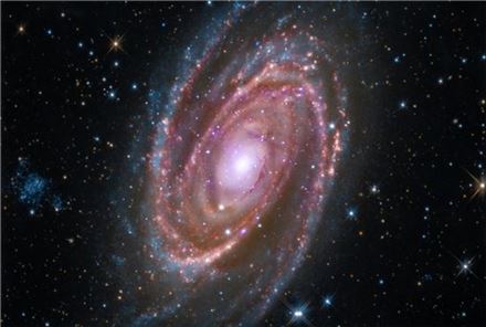 ▲나선형 은하인 M81.[사진제공=NASA]