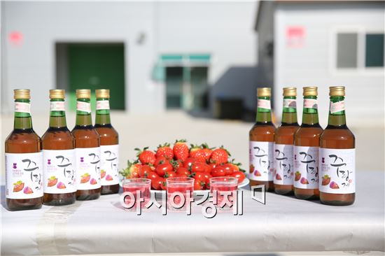 해남고구마 붉은 빛 소주로 출시