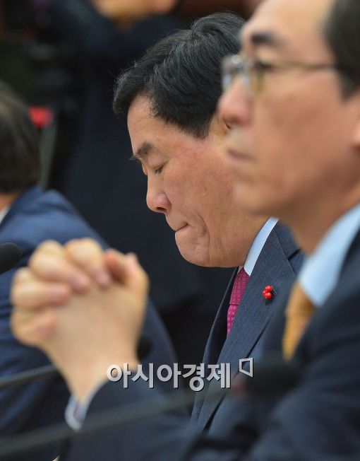 [포토]대외경제장관회의 참석한 최경환 경제부총리 