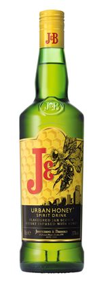알코올 도수 35도의 꿀이 들어간 플레이버 위스키 'J&B 어반 허니'.