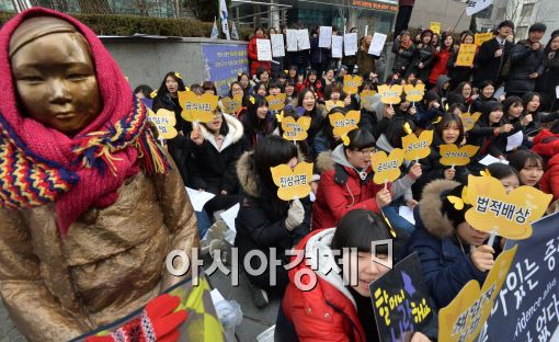 [포토]정기 수요 집회 개최