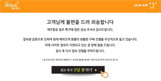 '묵묵부답' 제주항공 홈피…예약 취소 못해 발만 '동동'