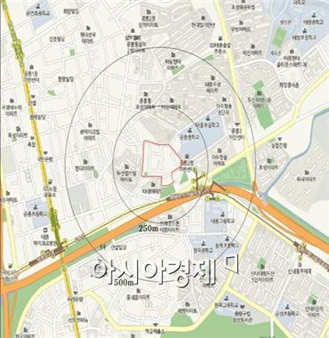 공릉2 주택재건축 정비구역 위치도