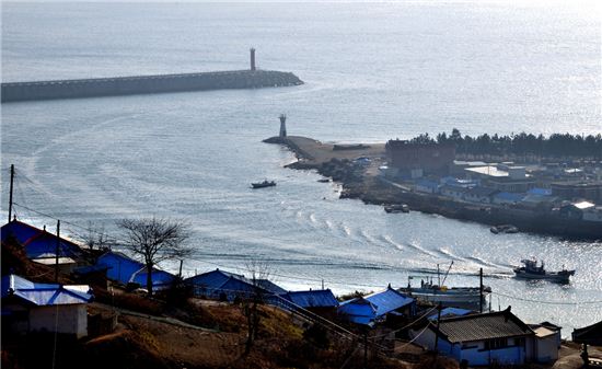 블루로드 A코스 시작점인 강구항