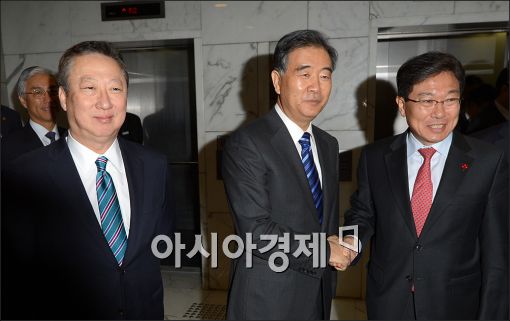 [포토]대한상의 찾은 왕양 중국 부총리