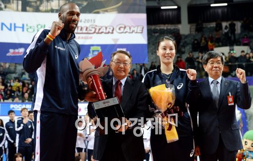 [포토]올스타전 승리팀은 V-스타