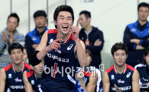 [포토]전광인, '올스타전 MVP는 내꺼야'