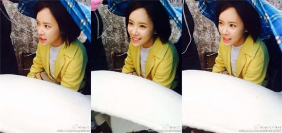 배우 황정음 / 사진=황정음 웨이보 