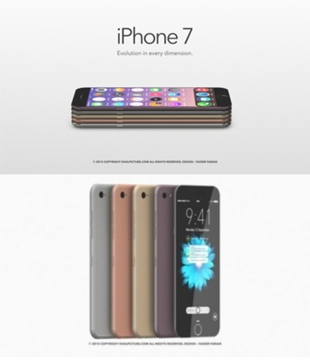 '아이폰 7' 콘셉트 디자인 공개… "더 얇고 가벼워졌네"