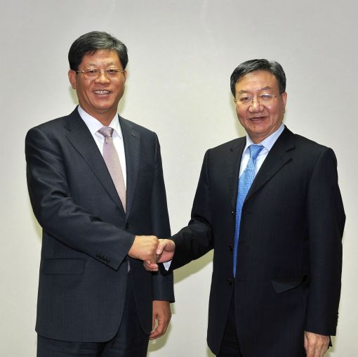 김재홍 KOTRA 사장, 中 CCPIT 회장과 협력방안 논의