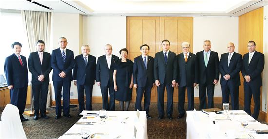 [포토]산업부, 중남미 10개국 대사단 초청 간담회