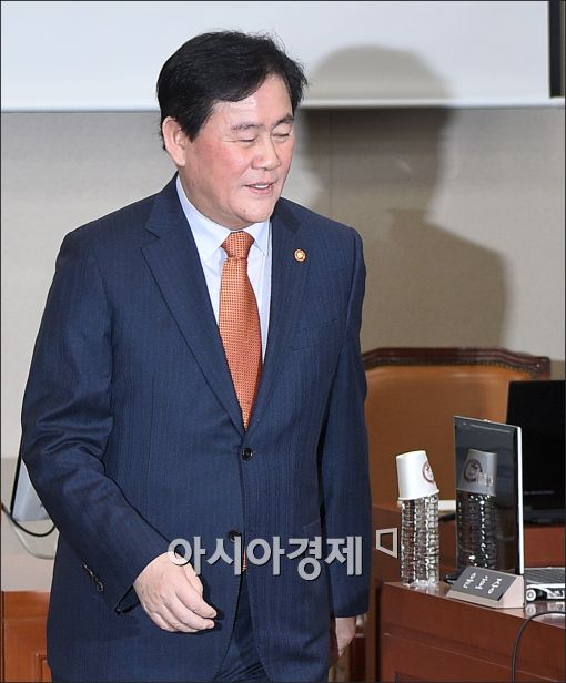 [포토]기재위 출석하는 최경환 장관