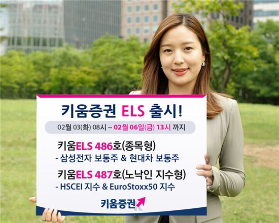 키움證, 종목형·노낙인지수형 ELS 2종 판매