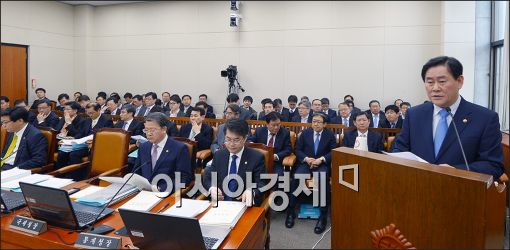 [포토]보고하는 최경환 부총리