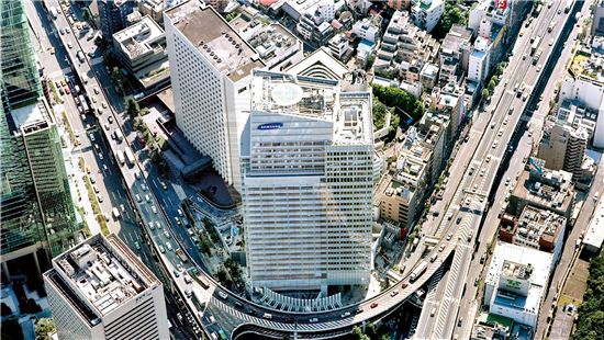 日 사업 부진에…삼성, 도쿄 초고층 빌딩 매각