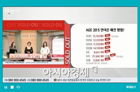 '견미리 팩트' 홈쇼핑서 대박.. 누적판매 300억 달성