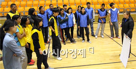 광주-UN YLP ‘축구프로그램’ 이 호남대학교에서 실시됐다.