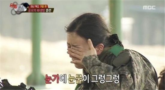 '진짜 사나이' 윤보미, 화생방 훈련 중도 포기…'혜리 애교' 교관 하는말이…