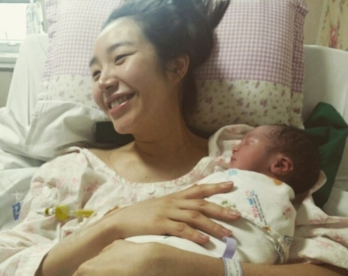 '미코'출신 박샤론, 둘째 득남 "우주야 반가워 하나님 감사합니다"