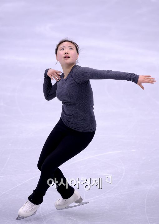 [포토]공식 연습하는 김해진