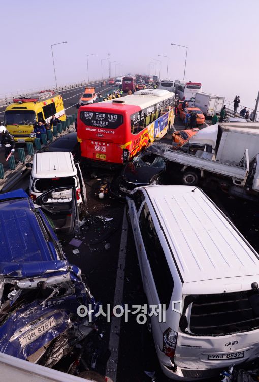 영종대교 추돌사고, 보험처리 어떻게?…보험금만 수십억대 추정 