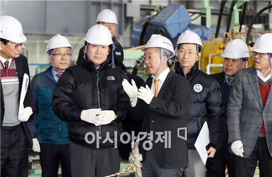 [포토]이낙연 전남도지사. 대성철강 방문