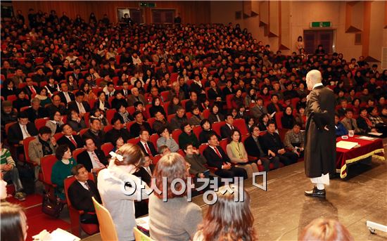 전남교육청, 도올 김용옥 초청 인문학 특강 실시