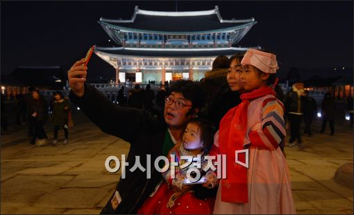 [포토]고궁에서 즐기는 겨울밤