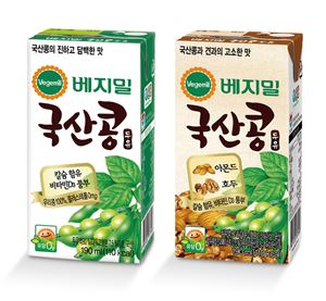 정식품, 햇콩으로 만든 '베지밀 국산콩 두유' 2종 출시