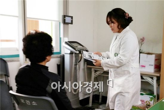 영광군, 군민 무료 건강검진실 운영 큰 호응