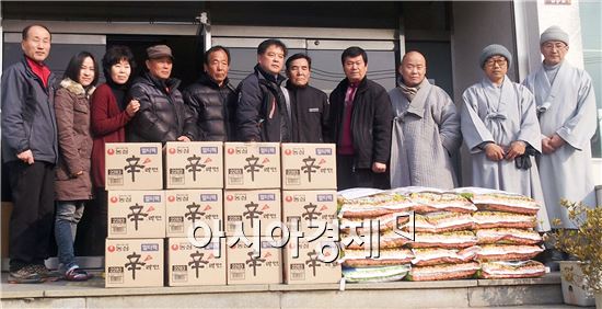 순천시, 설을 앞두고 온정의 손길 이어져