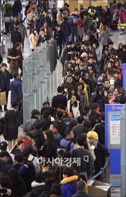 [포토]설 연휴 인천공항 이용객 사상 최다