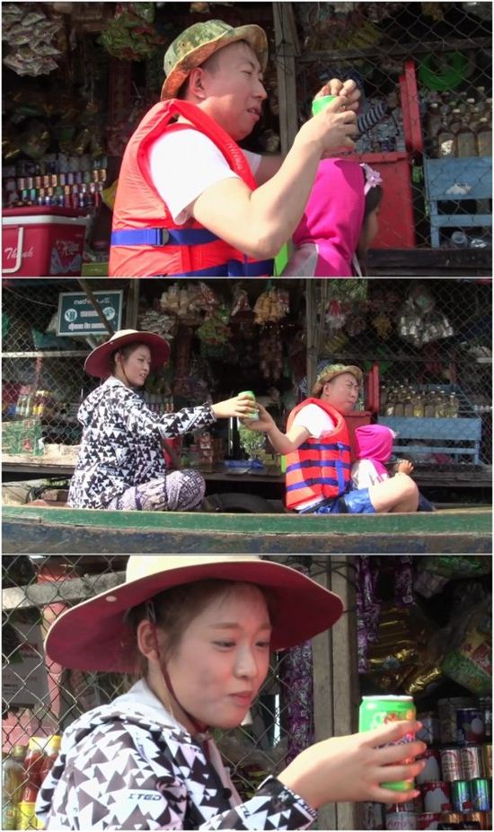 설현, 박명수/사진= KBS2 '용감한 가족'영상 캡쳐