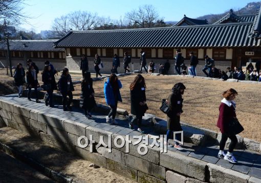 [포토]간청전 방문한 독도아카데미 대학생 