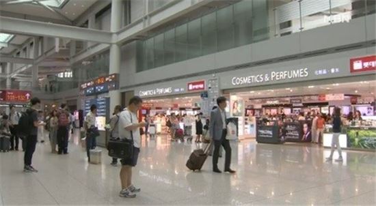 인천국제공항 면세점 전경. 