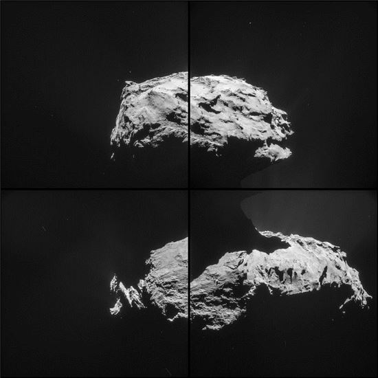 ▲로제타 탐사선이 67P 혜성으로부터 약 31km 떨어진 지점에서 촬영했다.[사진제공=ESA]
