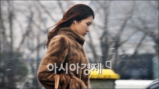 [포토]흩날리는 눈발