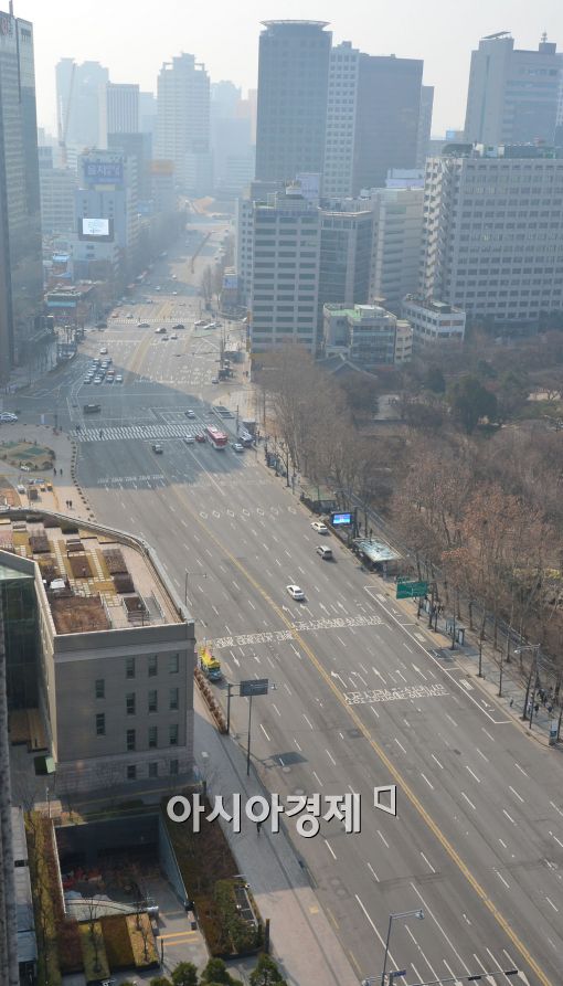 [포토]조용한 서울 도심 