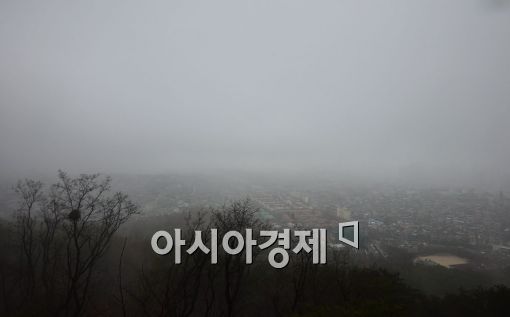 [포토]안개에 갇힌 서울 