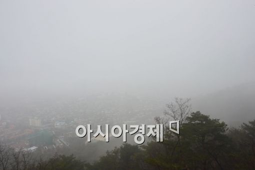 [포토]안개서울 